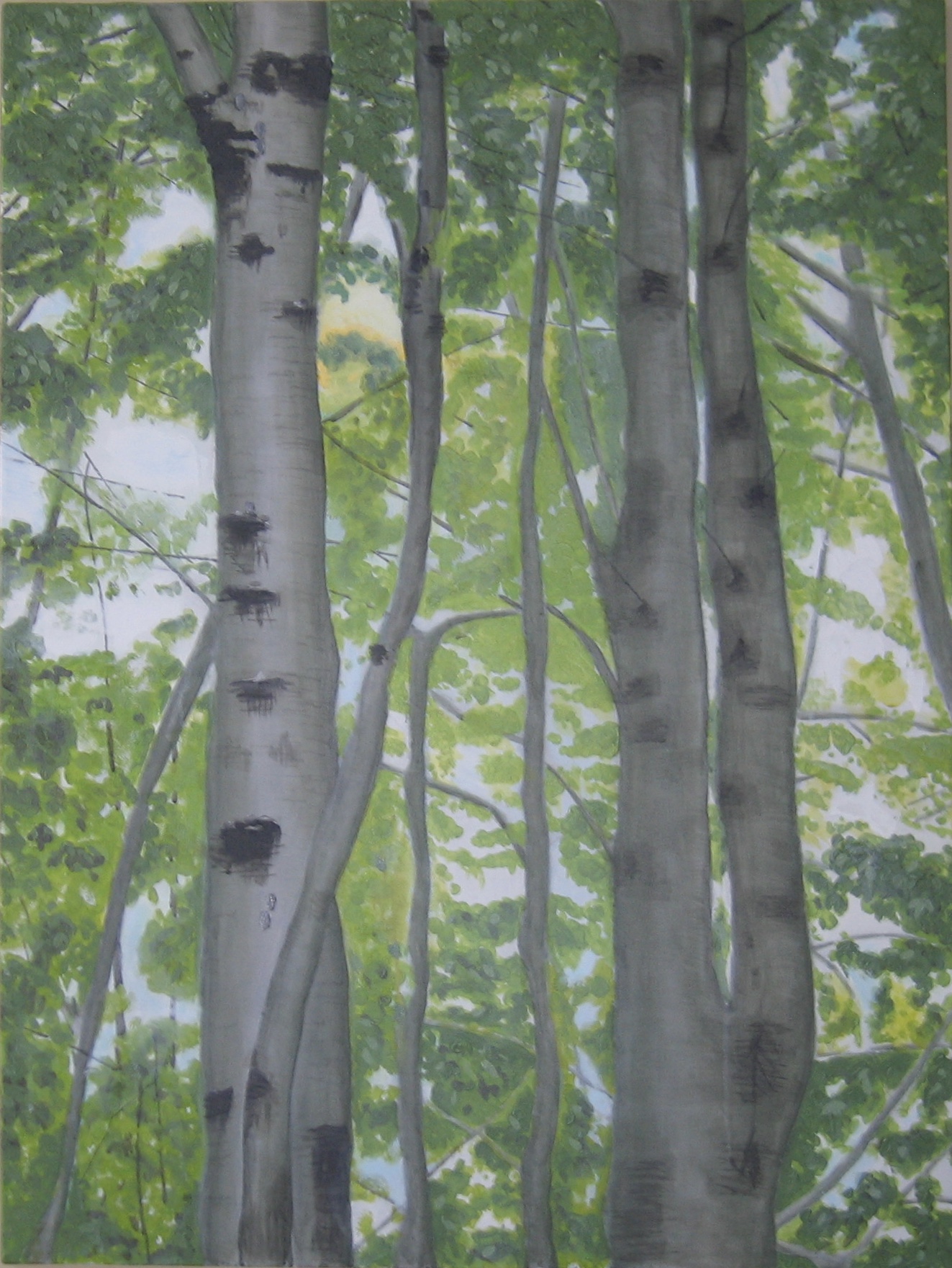 "In The Moment" 36"x48" acrylic on canvas $800